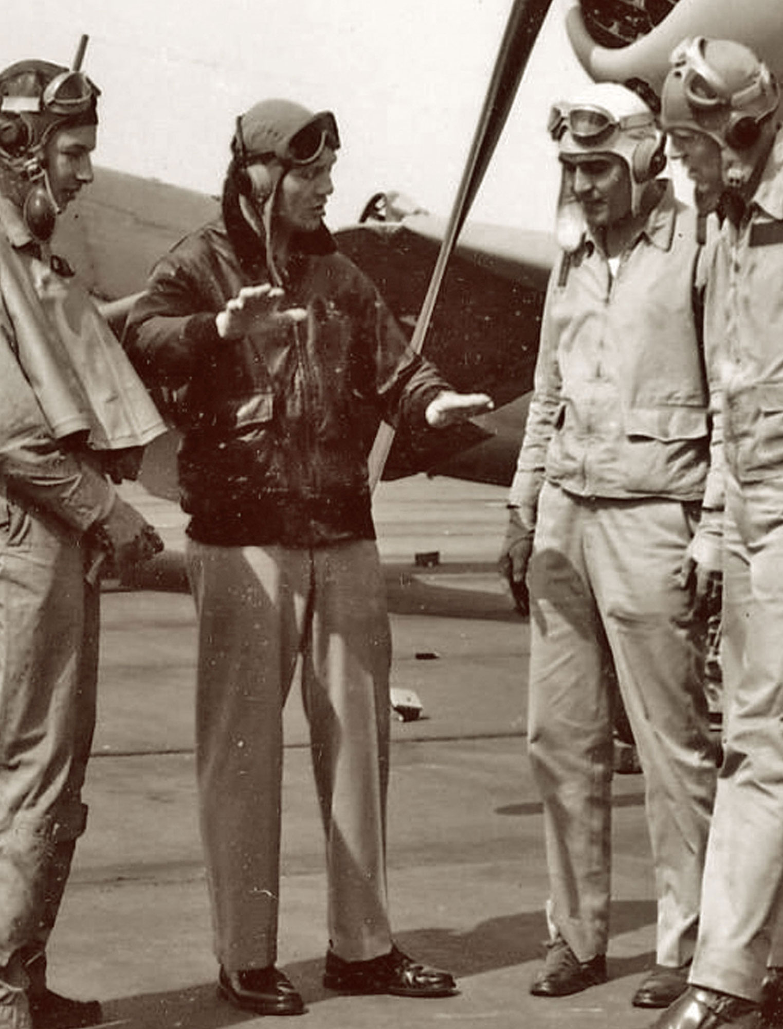 VINTAGE USAAF/USN ORIGINAL POLAROID No.1065 AVIATION GOGGLES